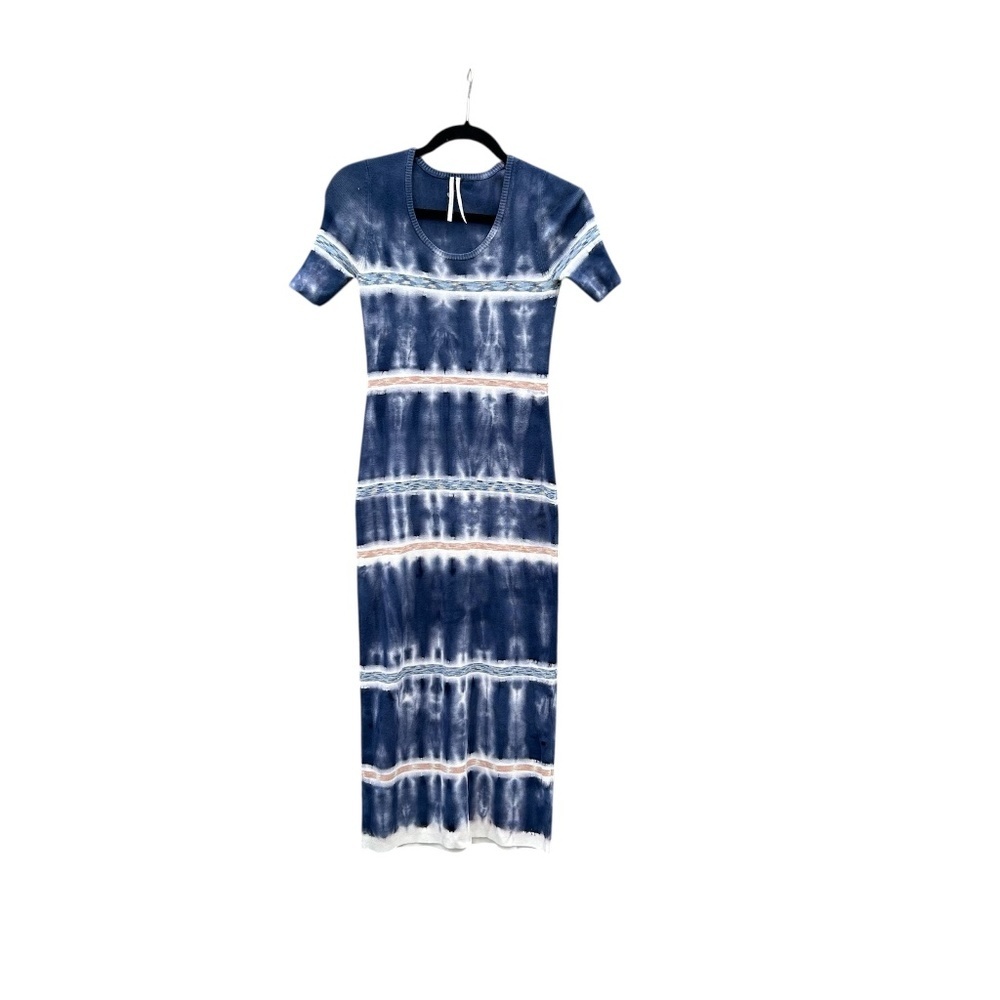 Anthropologie Kato Tie-Dye Midi Dress Size Small Soft Comfortable Stretchy